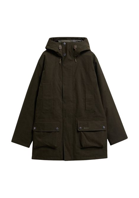 Barbour Parka Invernale Impermeabile Northfield Dark Sage Uomo BARBOUR | Parka | MWB1167SG91
