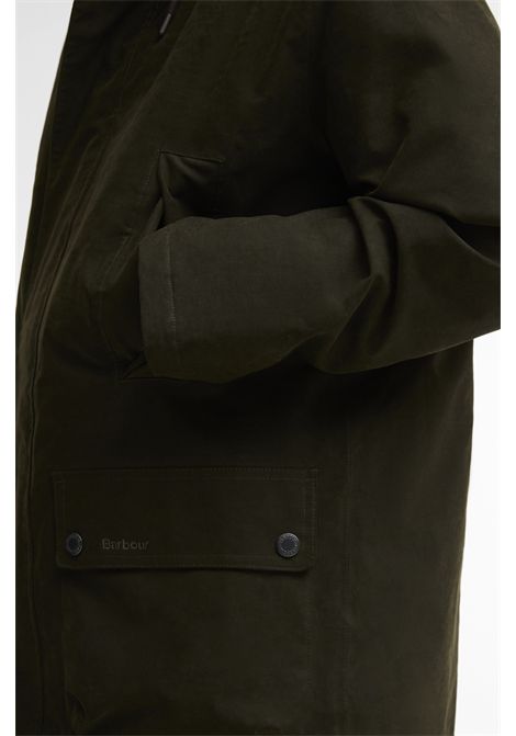Barbour Parka Invernale Impermeabile Northfield Dark Sage Uomo BARBOUR | Parka | MWB1167SG91
