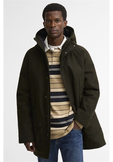 Barbour Parka Invernale Impermeabile Northfield Dark Sage Uomo BARBOUR | Parka | MWB1167SG91
