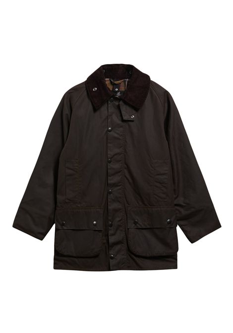 Barbour Giacca Cerata Classic Beaufort in Cotone Cerato Olive Uomo BARBOUR | GIACCHE | MWX0002OL71
