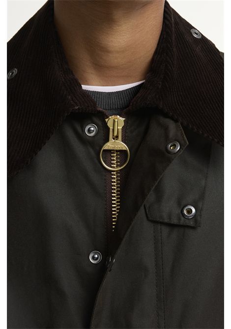 Barbour Giacca Cerata Classic Beaufort in Cotone Cerato Olive Uomo BARBOUR | GIACCHE | MWX0002OL71