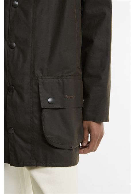 Barbour Giacca Cerata Classic Beaufort in Cotone Cerato Olive Uomo BARBOUR | GIACCHE | MWX0002OL71
