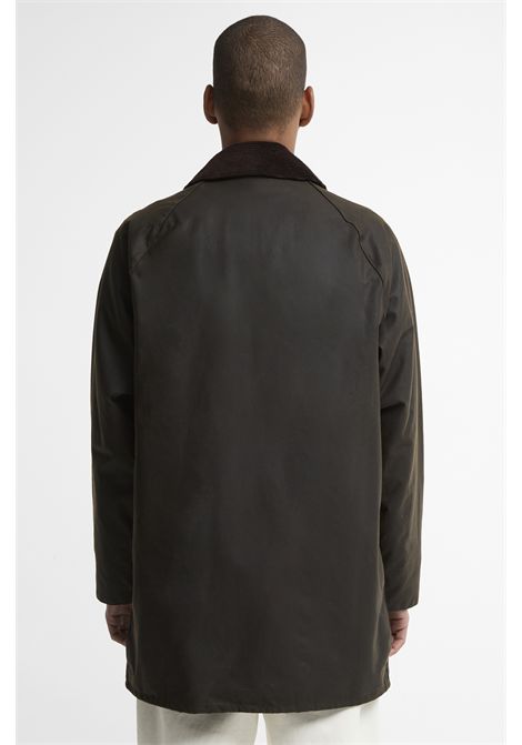 Barbour Giacca Cerata Classic Beaufort in Cotone Cerato Olive Uomo BARBOUR | GIACCHE | MWX0002OL71