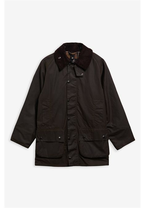 Barbour Giacca Cerata Classic Beaufort in Cotone Cerato Olive Uomo BARBOUR | GIACCHE | MWX0002OL71