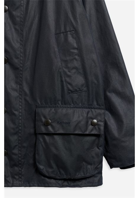 Barbour Giacca Cerata Bedale in Cotone Cerato Classic Navy Uomo BARBOUR | GIACCHE | MWX0018NY91