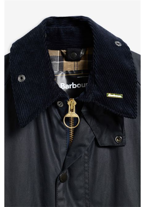 Barbour Giacca Cerata Bedale in Cotone Cerato Classic Navy Uomo BARBOUR | GIACCHE | MWX0018NY91