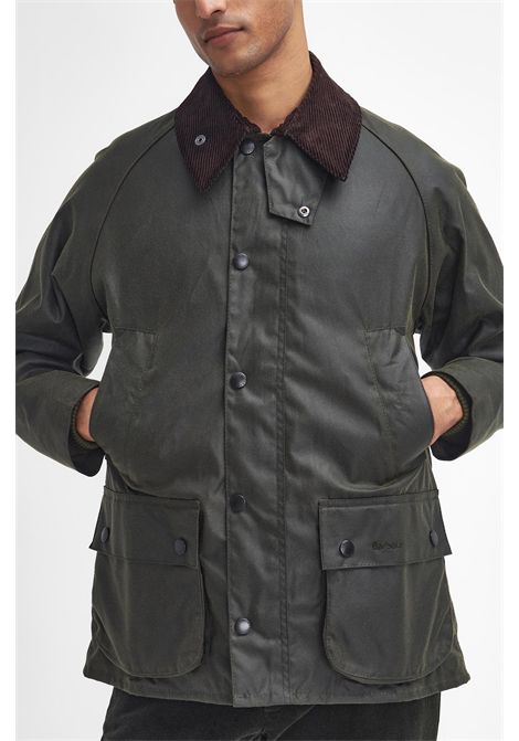 Barbour Giacca Cerata Bedale in Cotone Cerato Archive Olive Uomo BARBOUR | GIACCHE | MWX0018OL99