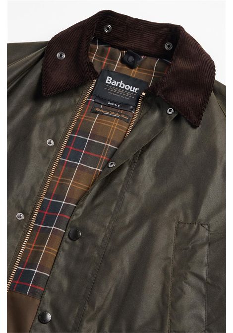 Barbour Giacca Cerata Bedale in Cotone Cerato Archive Olive Uomo BARBOUR | GIACCHE | MWX0018OL99