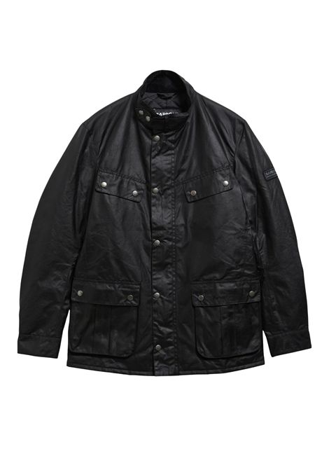 Barbour Giacca Cerata Duke in Cotone Cerato Classic Black Uomo BARBOUR | GIACCHE | MWX0337BK91