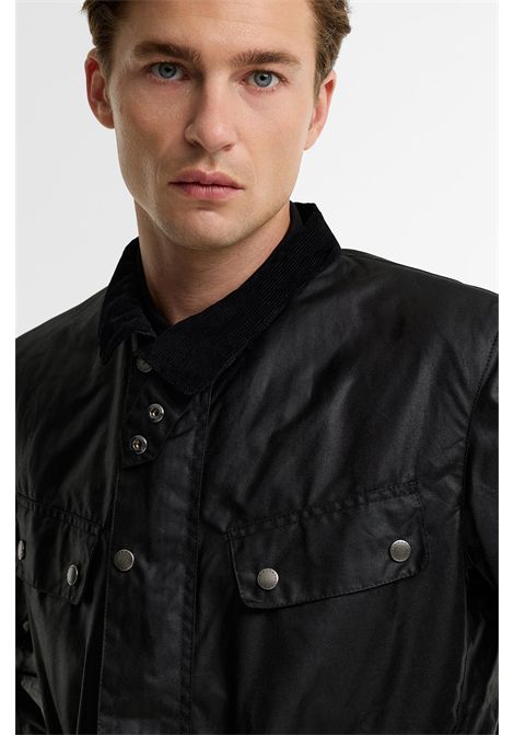 Barbour Giacca Cerata Duke in Cotone Cerato Classic Black Uomo BARBOUR | GIACCHE | MWX0337BK91