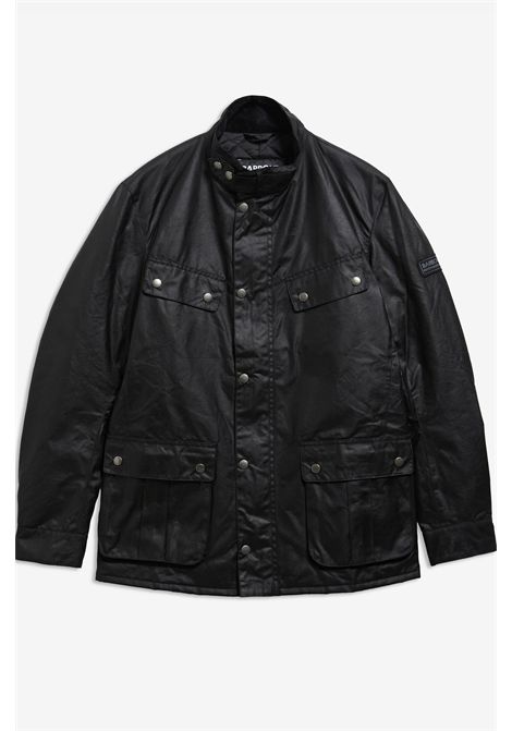 Barbour Giacca Cerata Duke in Cotone Cerato Classic Black Uomo BARBOUR | GIACCHE | MWX0337BK91