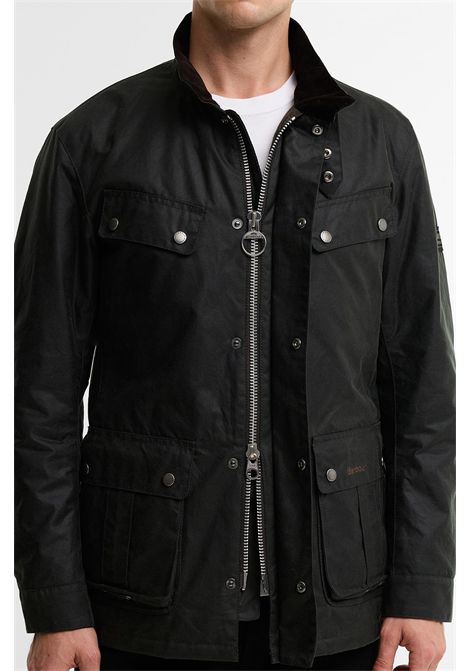 Barbour Giacca Cerata Duke in Cotone Cerato Sage Uomo BARBOUR | GIACCHE | MWX0337SG91