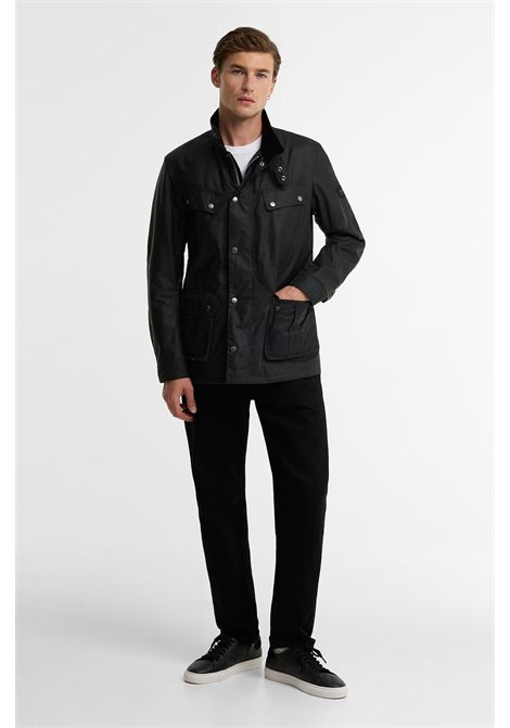 Barbour Giacca Cerata Duke in Cotone Cerato Sage Uomo BARBOUR | GIACCHE | MWX0337SG91