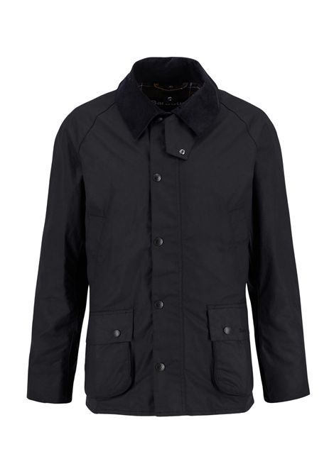Barbour Giacca Cerata Ashby in Cotone Cerato Black-Classic Uomo BARBOUR | GIACCHE | MWX0339BK72