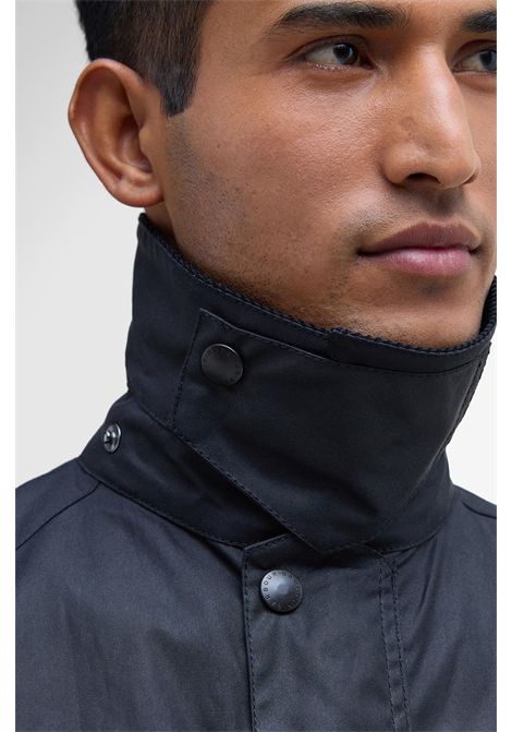 Barbour Giacca Cerata Ashby in Cotone Cerato Classic Navy Uomo BARBOUR | GIACCHE | MWX0339NY92