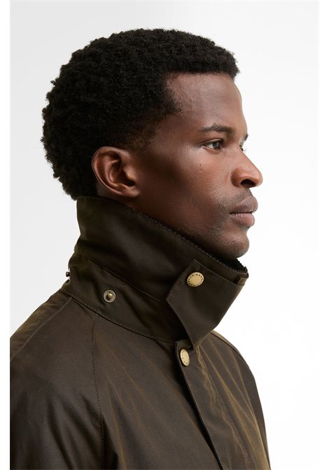 Barbour Giacca Cerata Ashby in Cotone Cerato Olive Uomo BARBOUR | GIACCHE | MWX0339OL71