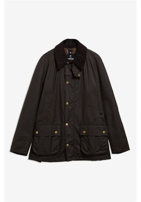 Barbour Giacca Cerata Ashby in Cotone Cerato Olive Uomo BARBOUR | GIACCHE | MWX0339OL71
