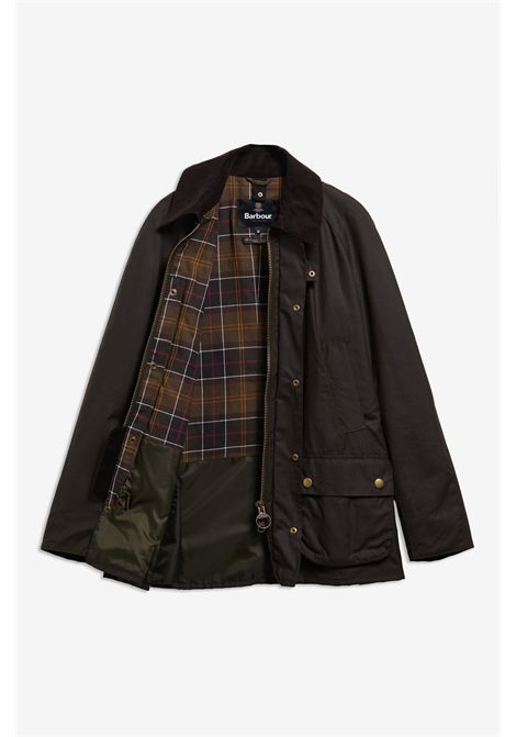 Barbour Giacca Cerata Ashby in Cotone Cerato Olive Uomo BARBOUR | GIACCHE | MWX0339OL71