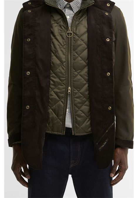 Barbour Giacca Cerata Ogston in Cotone Cerato Olive Uomo BARBOUR | GIACCHE | MWX0700OL51