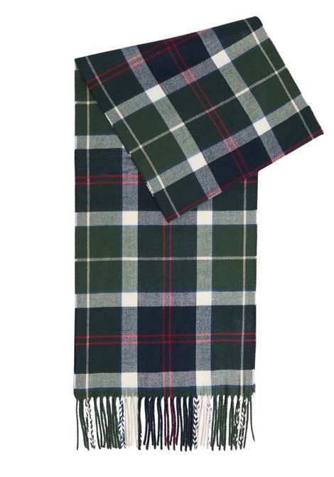 Barbour Sciarpa Galingale Tartan in Acrilico Evergreen Tartan Unisex BARBOUR | SCIARPE | USC0300TN98