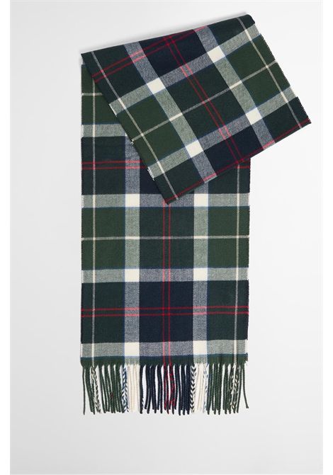 Barbour Sciarpa Galingale Tartan in Acrilico Evergreen Tartan Unisex BARBOUR | SCIARPE | USC0300TN98