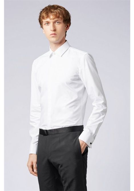 BOSS camicia formale slim fit in cotone elasticizzato easy-iron H-HANK-TUX1-DC-224 BOSS | CAMICIE | 5048009310000100