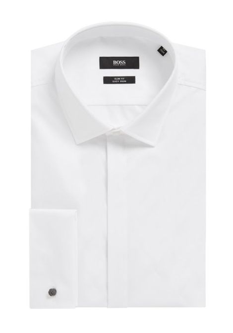 BOSS camicia formale slim fit in cotone elasticizzato easy-iron H-HANK-TUX1-DC-224 BOSS | CAMICIE | 5048009310000100