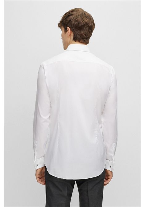 BOSS camicia formale slim fit in cotone elasticizzato easy-iron H-HANK-TUX1-DC-224 BOSS | CAMICIE | 5048009310000100