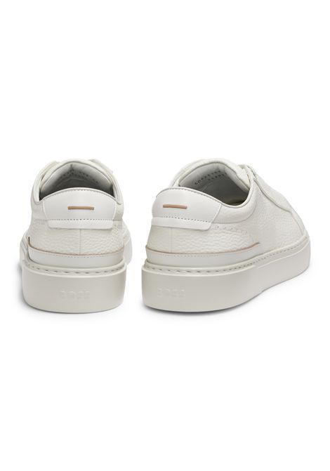 BOSS Sneakers Stringate Gary_Tenn_grhdelxl in Pelle di Vitello Colore Neutro Uomo BOSS | SNEAKER | 5054515311200112