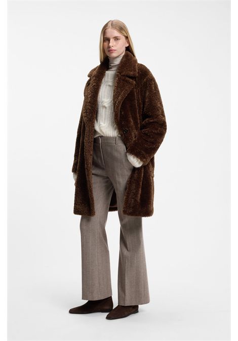 BOSS Cappotto Corto in Peluche Donna C_CATEDY BOSS | CAPPOTTI | 5054858321300213