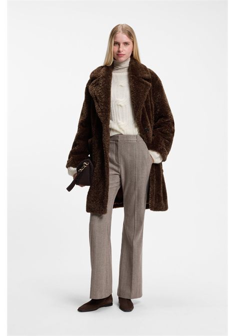 BOSS Cappotto Corto in Peluche Donna C_CATEDY BOSS | CAPPOTTI | 5054858321300213