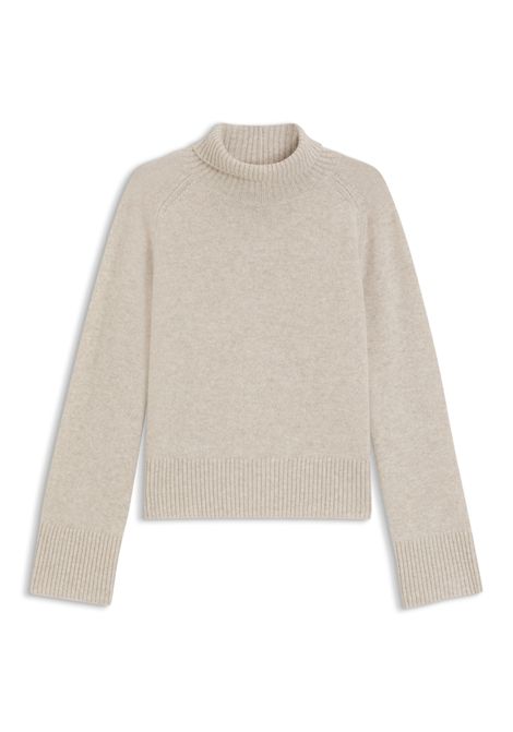 BOSS Falonso Turtleneck Sweater in Neutral Cashmere Women's BOSS |  | 5055087411600116