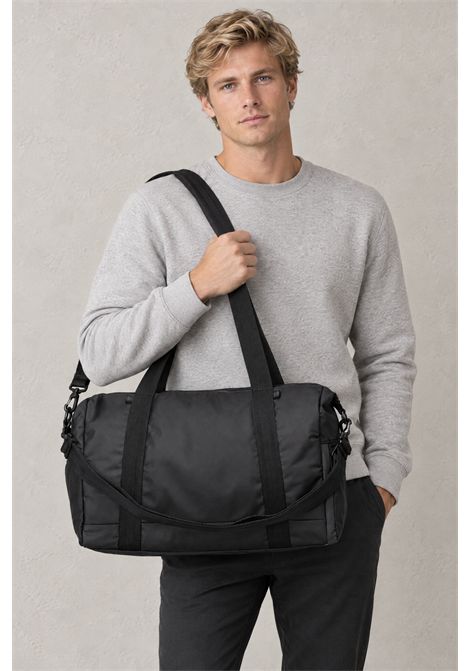 BOSS Borsone Stenson_SM Holdall in Tessuto Sintetico Spalmato Nero Uomo BOSS | ACCESSORI GRANDI | 5055835700100001
