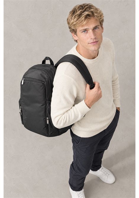 BOSS Zaino Jace C_Backpack con Dettagli Logo Nero Uomo BOSS | ACCESSORI GRANDI | 5056730700100001