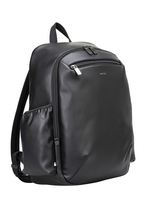 BOSS Zaino Jace_Backpack in Similpelle Nero Uomo BOSS | ACCESSORI GRANDI | 5056786000100001