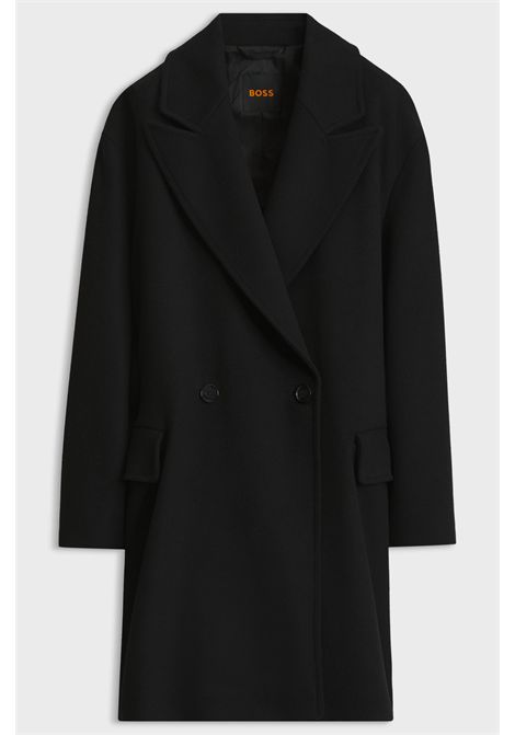 BOSS Cappotto Doppiopetto in Twill di Misto Lana Donna C_CALESARINA BOSS | CAPPOTTI | 5056850600100001