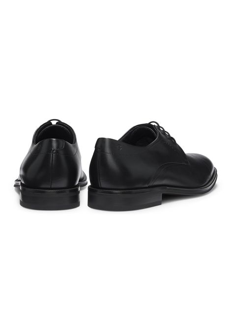 BOSS Scarpe Derby Tayil_Derb_buct in Pelle con Mascherina Nero Uomo BOSS | SCARPE FORMALI | 5056880000100001