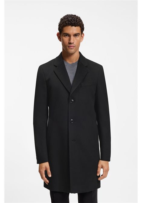 BOSS Men's H-HYDE-264 Slim-Fit Recycled Wool & Cashmere Formal Coat BOSS |  | 5057155700100001