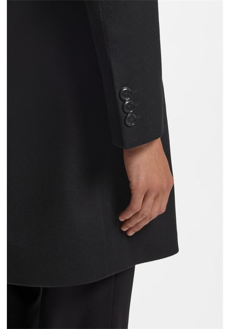 BOSS Men's H-HYDE-264 Slim-Fit Recycled Wool & Cashmere Formal Coat BOSS |  | 5057155700100001