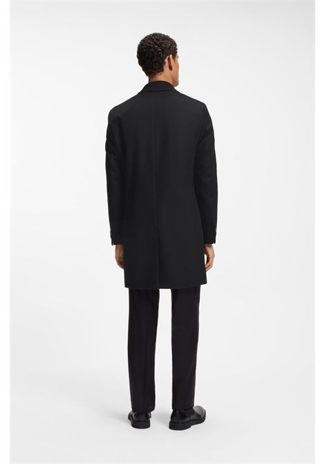 BOSS Men's H-HYDE-264 Slim-Fit Recycled Wool & Cashmere Formal Coat BOSS |  | 5057155700100001