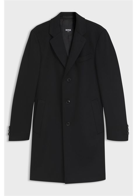 BOSS Men's H-HYDE-264 Slim-Fit Recycled Wool & Cashmere Formal Coat BOSS |  | 5057155700100001
