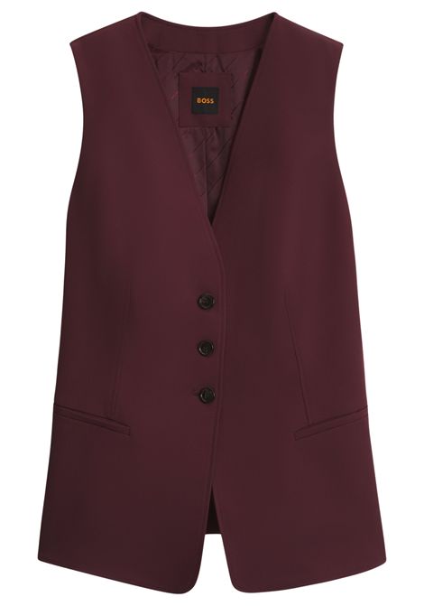 BOSS Gilet Sartoriale in Crêpe Elasticizzato Donna C_JAVESTA1 BOSS | GIACCHE | 50580316614