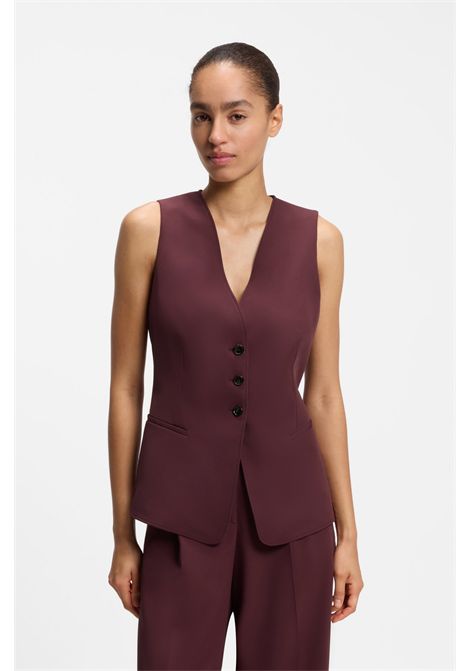 BOSS Gilet Sartoriale in Crêpe Elasticizzato Donna C_JAVESTA1 BOSS | GIACCHE | 50580316614