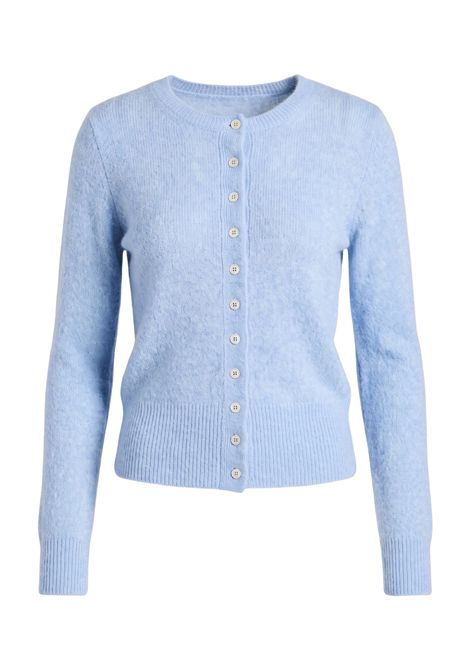 Des Petits Hauts Women's Betty Blue Fitted Superfine Alpaca Cardigan Des Petits Hauts |  | 1H26003803614