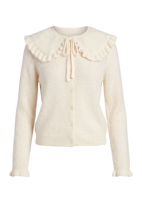 Des Petits Hauts Women's Carlie Cream Super Kid Mohair & Baby Alpaca Cardigan Des Petits Hauts |  | 1H26004802066