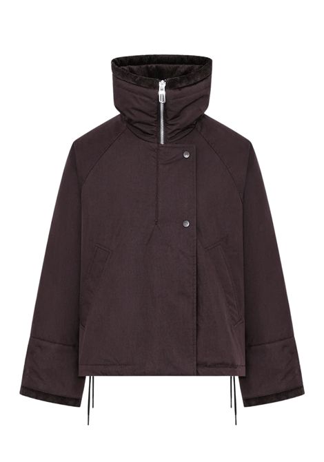 DUNO Women's Maeva Burgundy Cherry Oversized Short Padded Jacket DUNO |  | MAEVA CHIA611