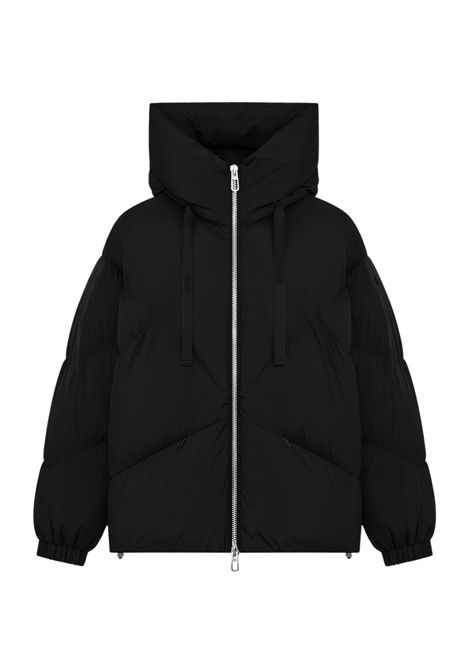DUNO Piumino Corto Peggie Donna Nero in Nylon Riciclato DUNO | Giubbotti | PEGGIE APRICA901
