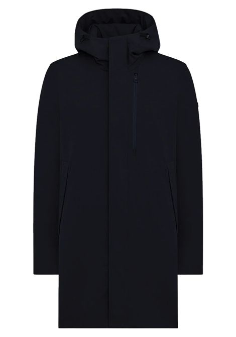 DUNO Parka Lungo Planet Uomo Navy Bi-Stretch Impermeabile DUNO | Parka | PLANET TORANO 3L800