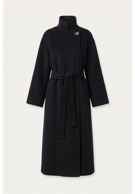 Grifoni Cappotto Coralia in Misto Lana Nero Donna GRIFONI | CAPPOTTI | G1AC000699