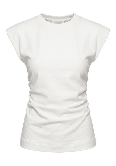 Grifoni Top Tamaya con Arriccio Off White Donna GRIFONI | Top & T-shirt | G1AC008201G